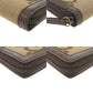 GUCCI Long Wallet Purse 658634 Canvas, Leather Brown Jumbo GG Bamboo Women Used Authentic