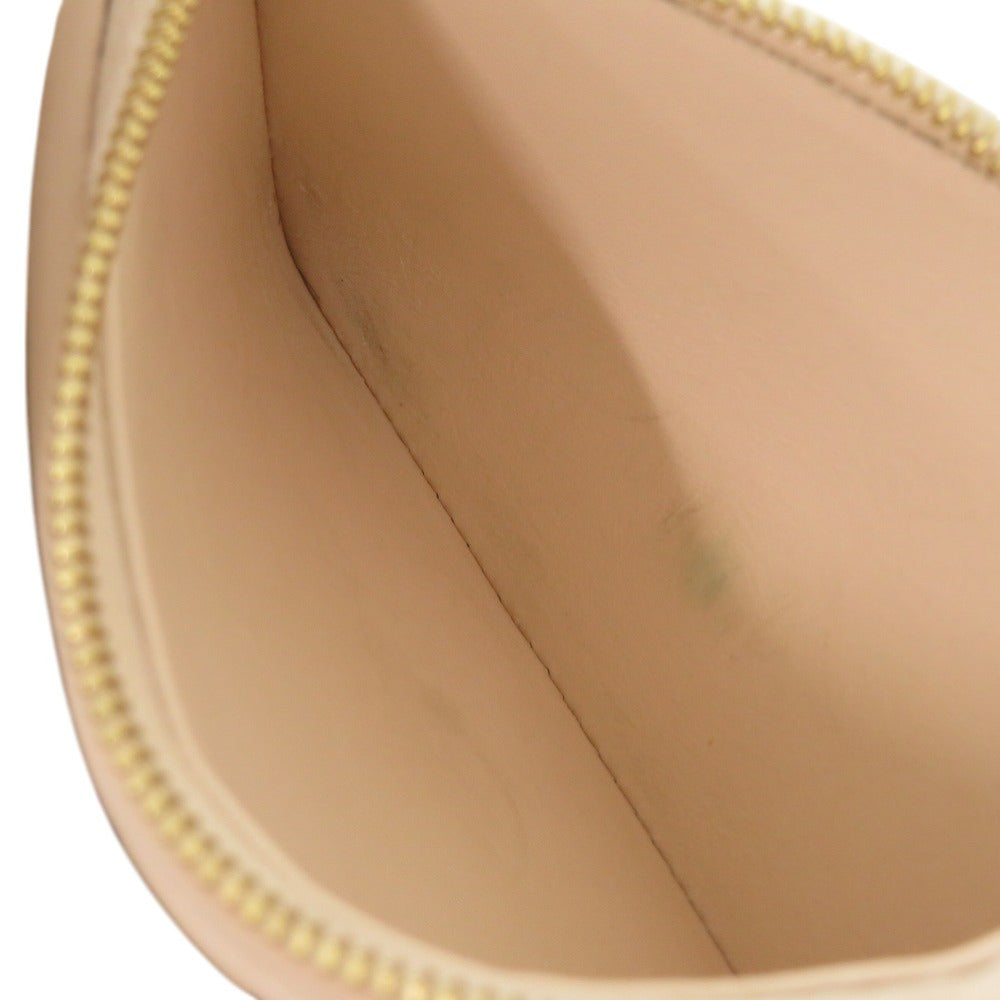 LOUIS VUITTON Tri-fold wallet M11363 Taurillon Clemence Leather Beige pink Portefeuille Capcine Compact Women Used Authentic