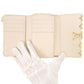 LOUIS VUITTON Tri-fold wallet M11363 Taurillon Clemence Leather Beige pink Portefeuille Capcine Compact Women Used Authentic