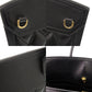 BURBERRY Handbag leather black 2WAY Women Used Authentic