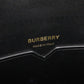 BURBERRY Handbag leather black 2WAY Women Used Authentic
