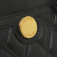 BURBERRY Handbag leather black 2WAY Women Used Authentic