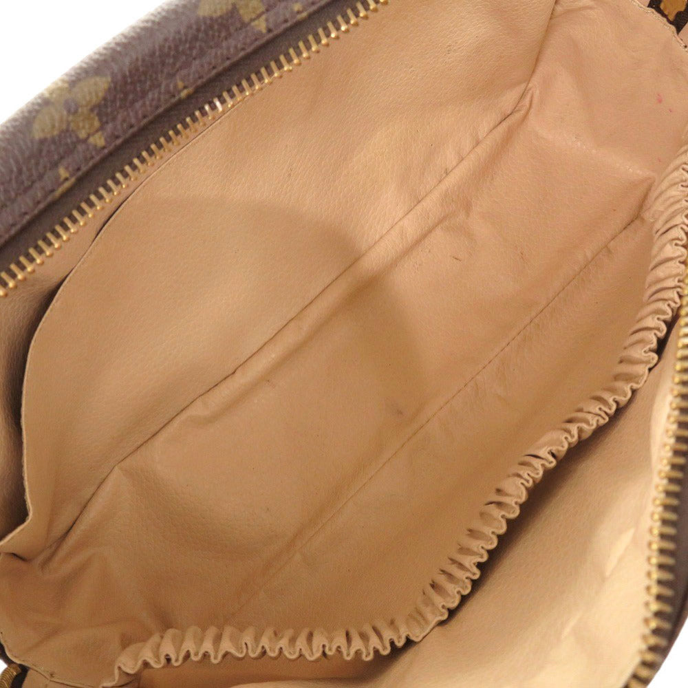 LOUIS VUITTON business bag M47522 Monogram canvas Brown Monogram Truth Cracking Ty 28 mens Used Authentic