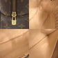 LOUIS VUITTON business bag M47522 Monogram canvas Brown Monogram Truth Cracking Ty 28 mens Used Authentic