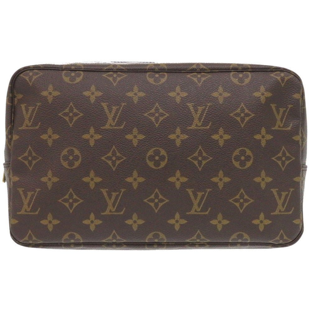 LOUIS VUITTON business bag M47522 Monogram canvas Brown Monogram Truth Cracking Ty 28 mens Used Authentic