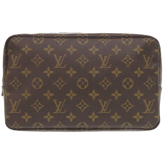 LOUIS VUITTON business bag M47522 Monogram canvas Brown Monogram Truth Cracking Ty 28 mens Used Authentic