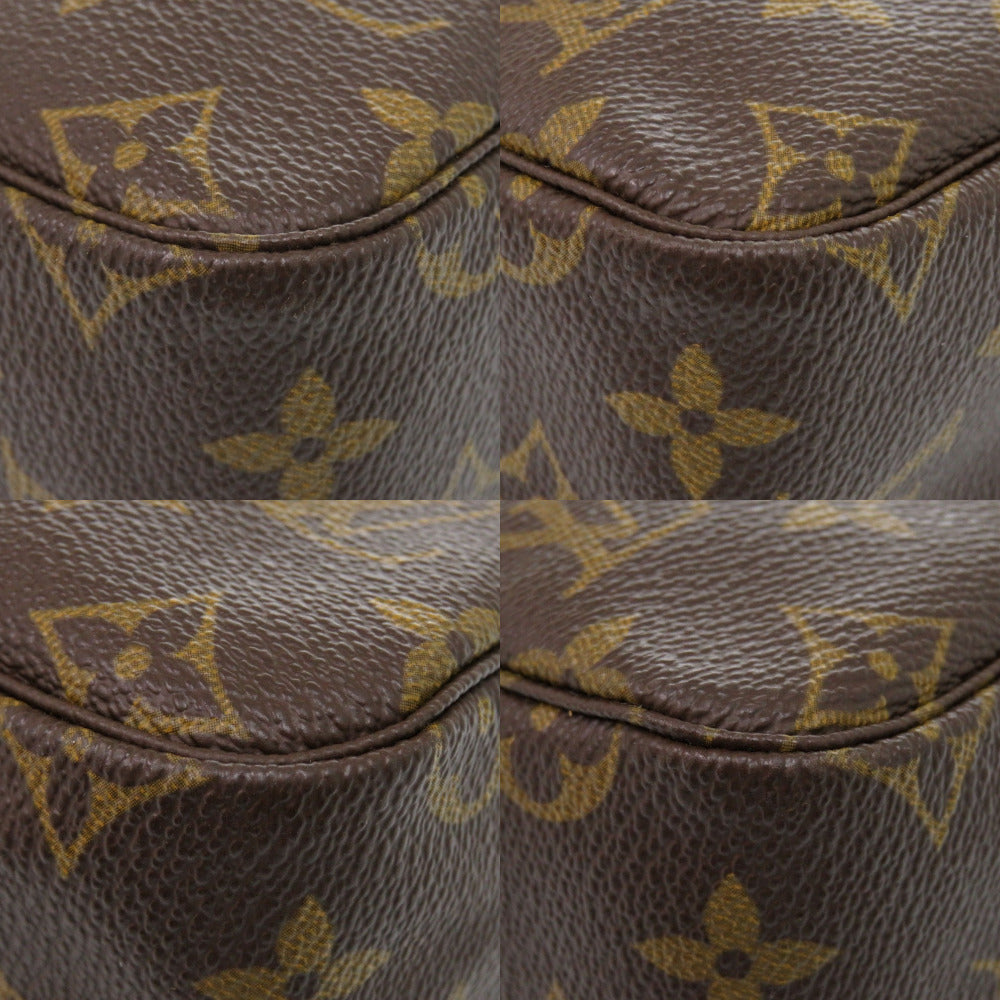 LOUIS VUITTON business bag M47522 Monogram canvas Brown Monogram Truth Cracking Ty 28 mens Used Authentic