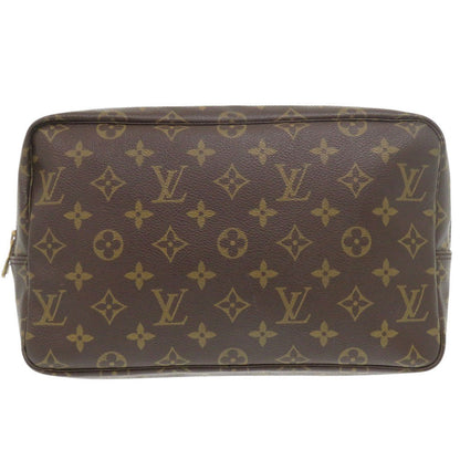 LOUIS VUITTON business bag M47522 Monogram canvas Brown Monogram Truth Cracking Ty 28 mens Used Authentic