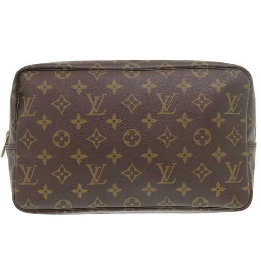 LOUIS VUITTON business bag M47522 Monogram canvas Brown Monogram Truth Cracking Ty 28 mens Used Authentic