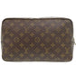 LOUIS VUITTON business bag M47522 Monogram canvas Brown Monogram Truth Cracking Ty 28 mens Used Authentic