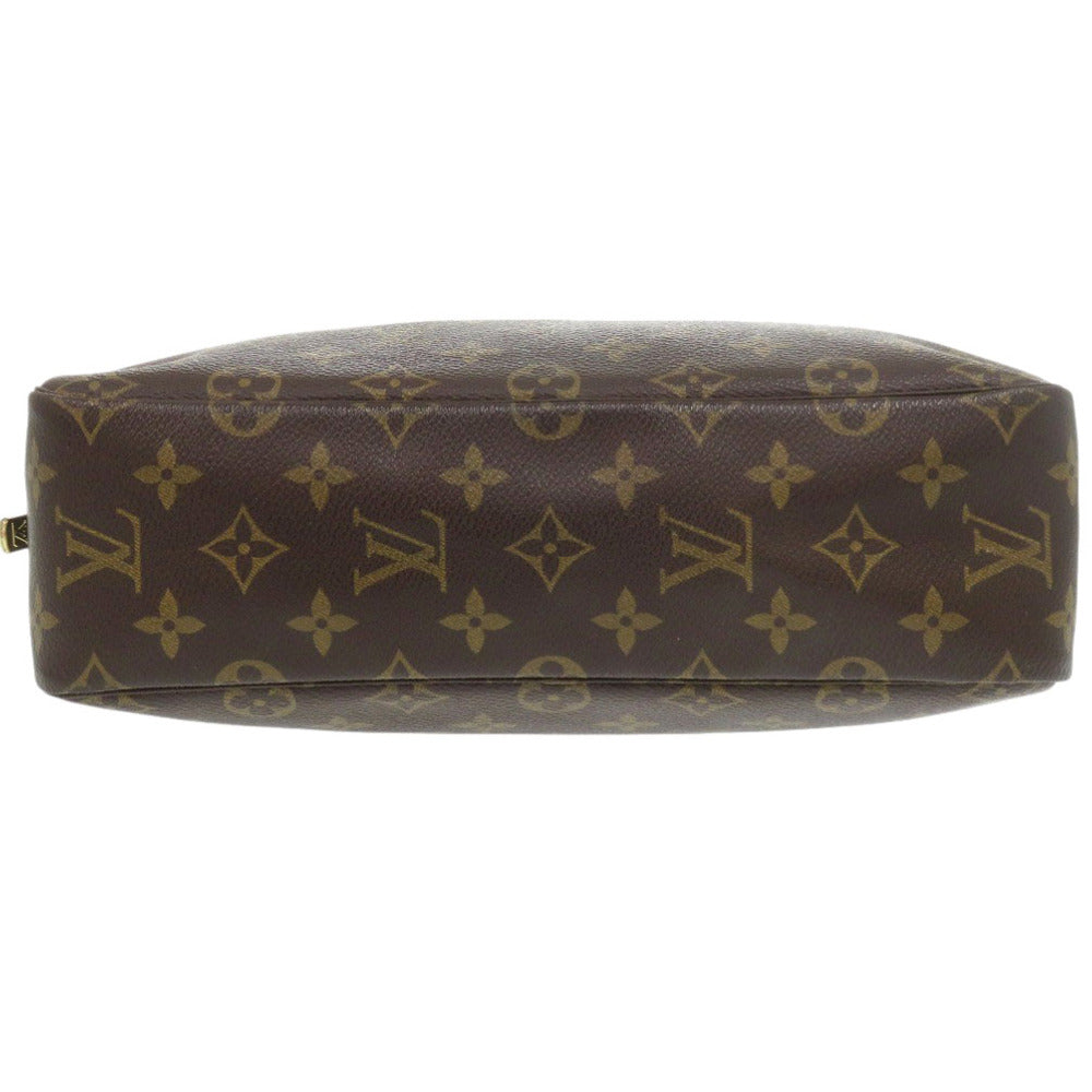 LOUIS VUITTON business bag M47522 Monogram canvas Brown Monogram Truth Cracking Ty 28 mens Used Authentic