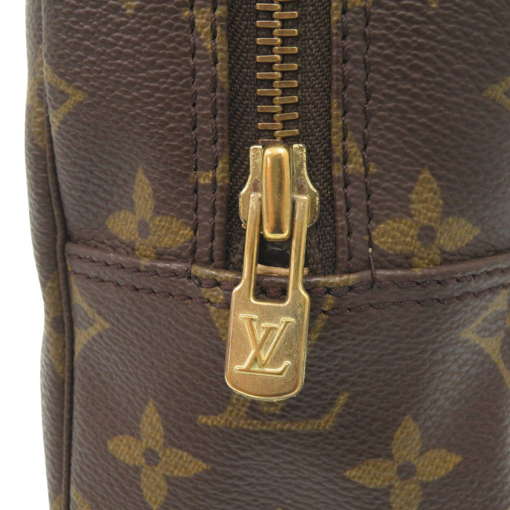 LOUIS VUITTON business bag M47522 Monogram canvas Brown Monogram Truth Cracking Ty 28 mens Used Authentic