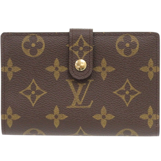 LOUIS VUITTON Bifold Wallet M61663 Monogram canvas Brown Monogram Porto Monevier Vienova Women Used Authentic