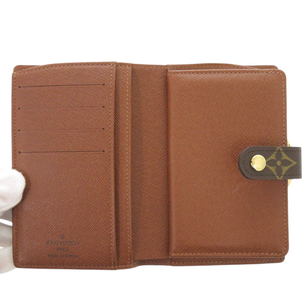 LOUIS VUITTON Bifold Wallet M61663 Monogram canvas Brown Monogram Porto Monevier Vienova Women Used Authentic