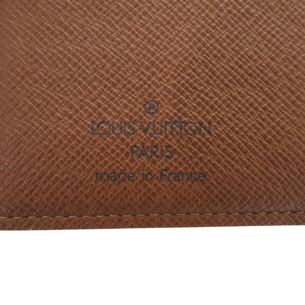 LOUIS VUITTON Bifold Wallet M61663 Monogram canvas Brown Monogram Porto Monevier Vienova Women Used Authentic