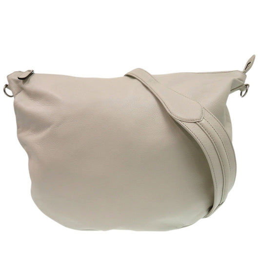 GUCCI Shoulder Bag 243308 002123 leather Ivory one belt messenger bag Women Used Authentic