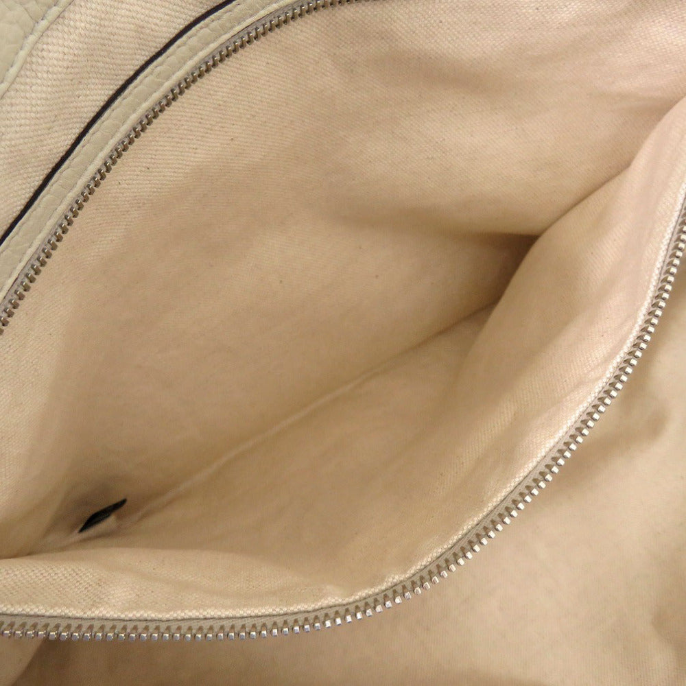 GUCCI Shoulder Bag 243308 002123 leather Ivory one belt messenger bag Women Used Authentic