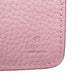 GUCCI Bifold Wallet 739498 leather pink Double G Medium Wallet with Bamboo Women Used Authentic