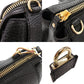 BURBERRY Handbag leather black 2WAY Women Used Authentic