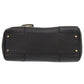 BURBERRY Handbag leather black 2WAY Women Used Authentic