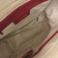 BURBERRY Handbag Leather, Canvas Red Nova Check Women Used Authentic