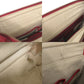BURBERRY Handbag Leather, Canvas Red Nova Check Women Used Authentic