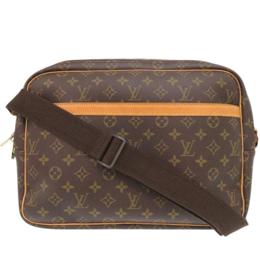 LOUIS VUITTON Shoulder Bag M45252 Monogram canvas Brown Monogram Reporter GM unisex(Unisex) Used Authentic