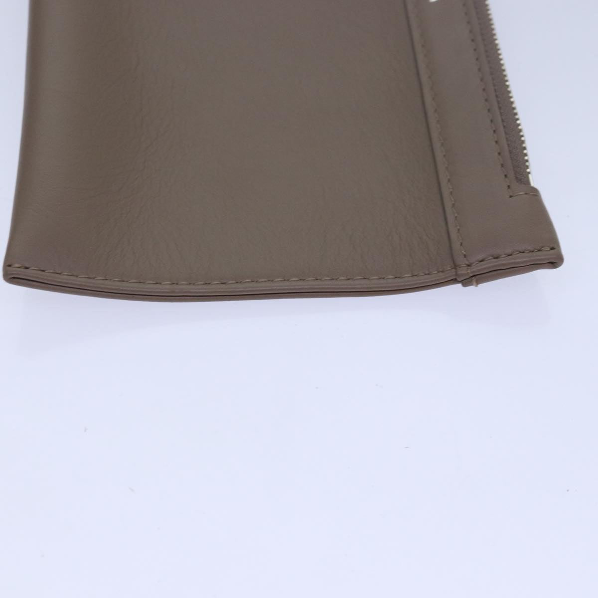 BALENCIAGA Cabas Hand Bag Leather Gray