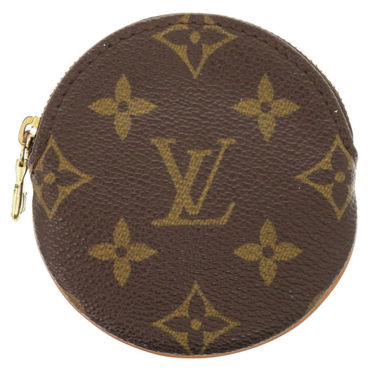 LOUIS VUITTON Coin case M61926 Monogram canvas Brown Monogram Porto Moneron Women Used Authentic