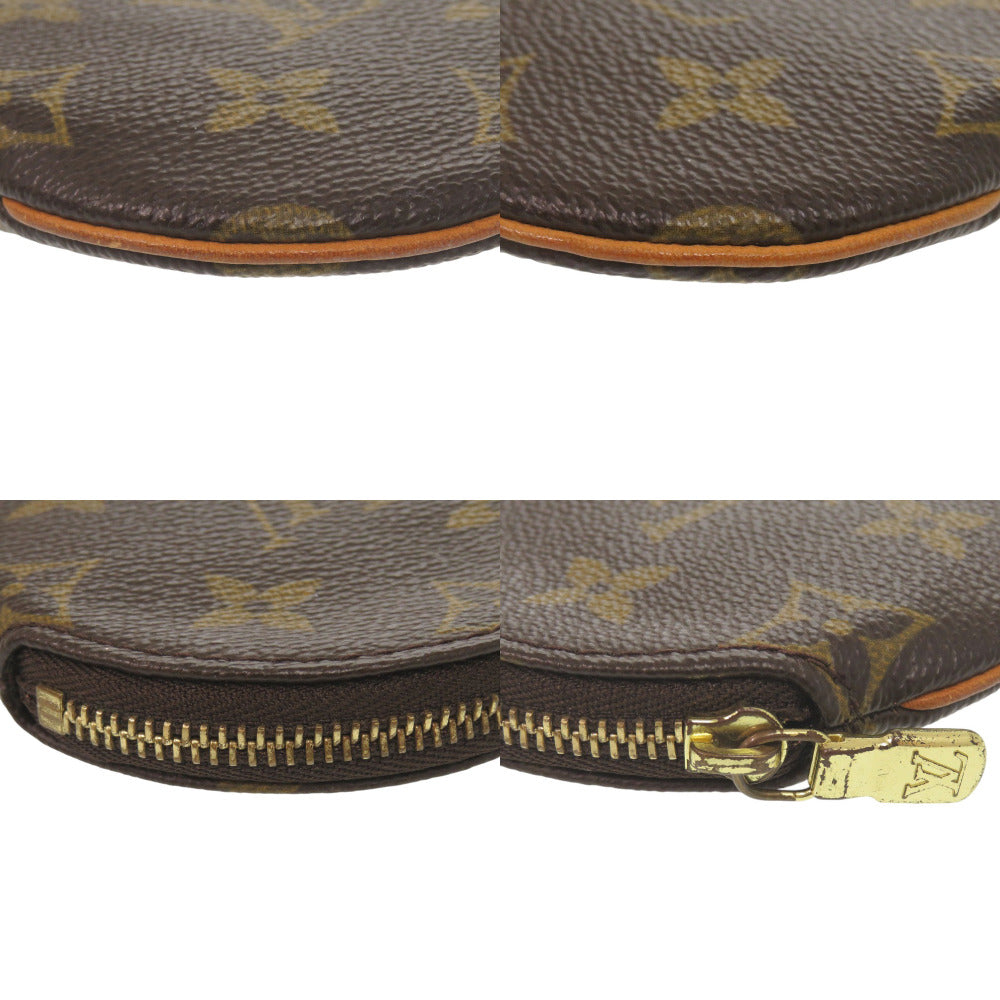 LOUIS VUITTON Coin case M61926 Monogram canvas Brown Monogram Porto Moneron Women Used Authentic