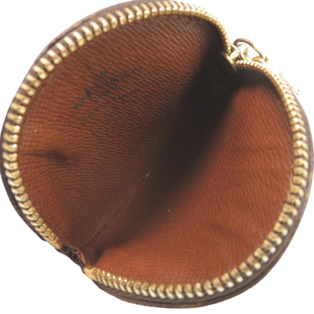 LOUIS VUITTON Coin case M61926 Monogram canvas Brown Monogram Porto Moneron Women Used Authentic