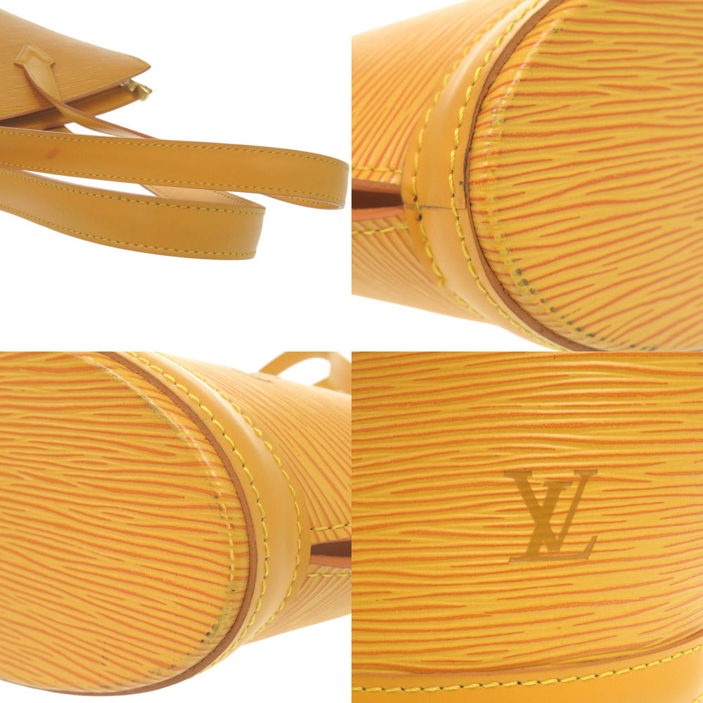 LOUIS VUITTON Shoulder Bag M52339 Epi Leather yellow Saint-Jacques Poignier Long Women Used Authentic