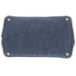 PRADA Tote Bag denim blue Canapa