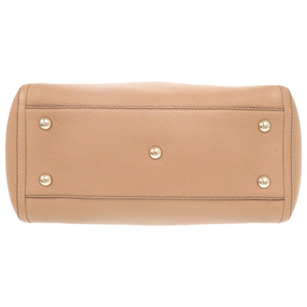 GUCCI Handbag 369176 leather pink beige Soho