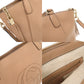 GUCCI Handbag 369176 leather pink beige Soho