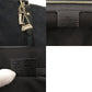 GUCCI Tote Bag 137396 canvas black GG Sherry line Women Used Authentic