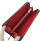 Christian Louboutin Long Wallet Purse leather Navy Flying Heart