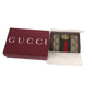 GUCCI Bifold Wallet 813296 PVC coated canvas, leather Brown GG Supreme Ophidia medium Women Used Authentic
