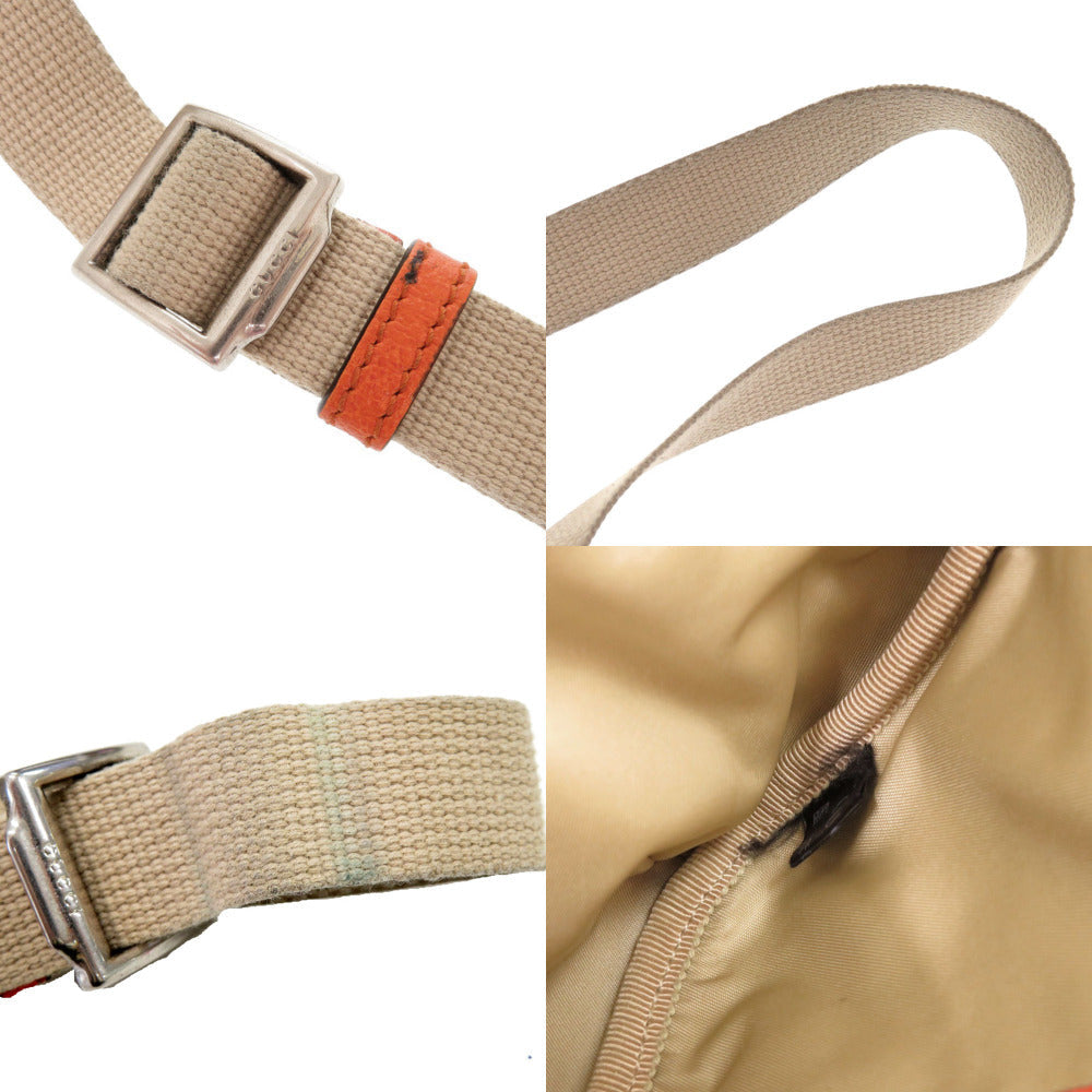 GUCCI Waist bag 650299 GG canvas, leather beige THE NORTH FACE Collaboration