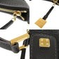 LOEWE Shoulder Bag Canvas, Leather Navy One Shoulder Bag Women Used Authentic