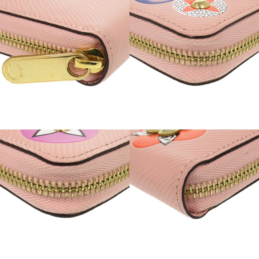 LOUIS VUITTON Long Wallet Purse M62067 Epi Leather pink Zip Around Epi Zippy wallet Women Used Authentic