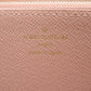 LOUIS VUITTON Long Wallet Purse M62067 Epi Leather pink Zip Around Epi Zippy wallet Women Used Authentic