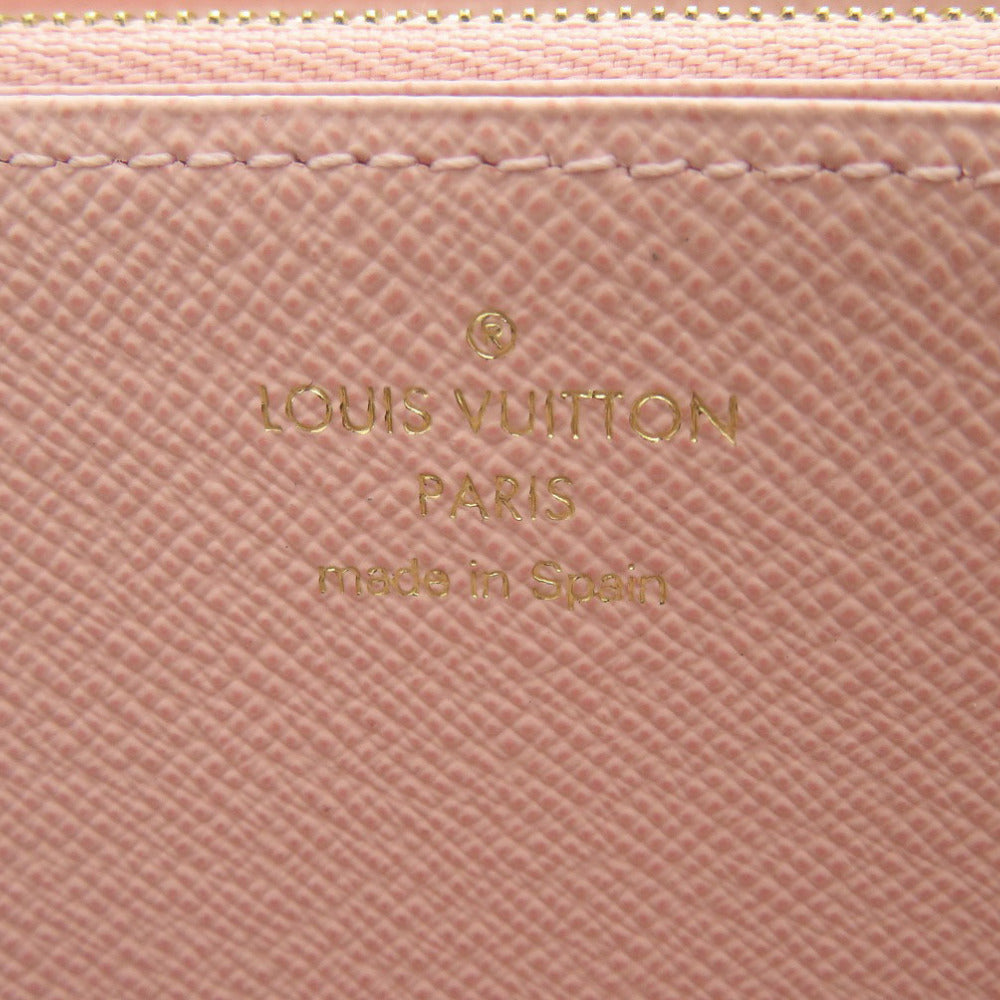LOUIS VUITTON Long Wallet Purse M62067 Epi Leather pink Zip Around Epi Zippy wallet Women Used Authentic
