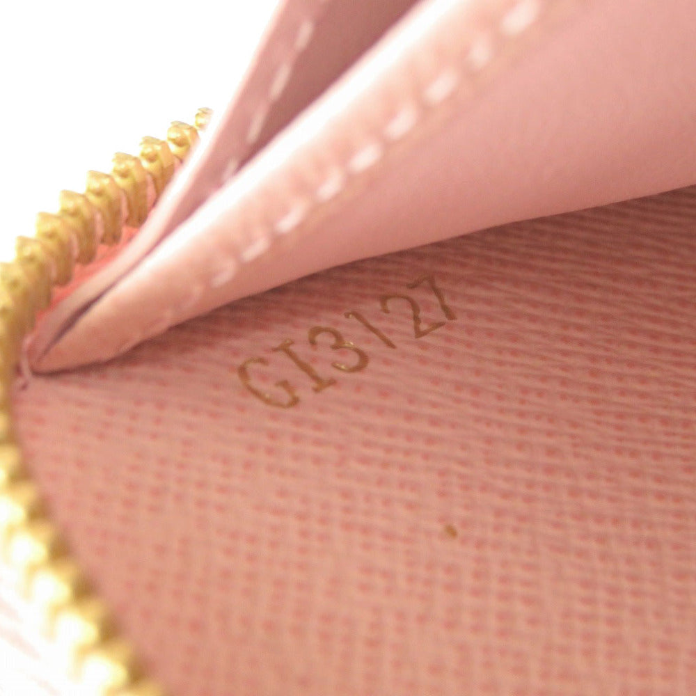 LOUIS VUITTON Long Wallet Purse M62067 Epi Leather pink Zip Around Epi Zippy wallet Women Used Authentic