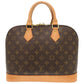 LOUIS VUITTON Handbag M51130 Monogram canvas Brown Monogram Alma Women Used Authentic