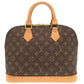 LOUIS VUITTON Handbag M51130 Monogram canvas Brown Monogram Alma Women Used Authentic