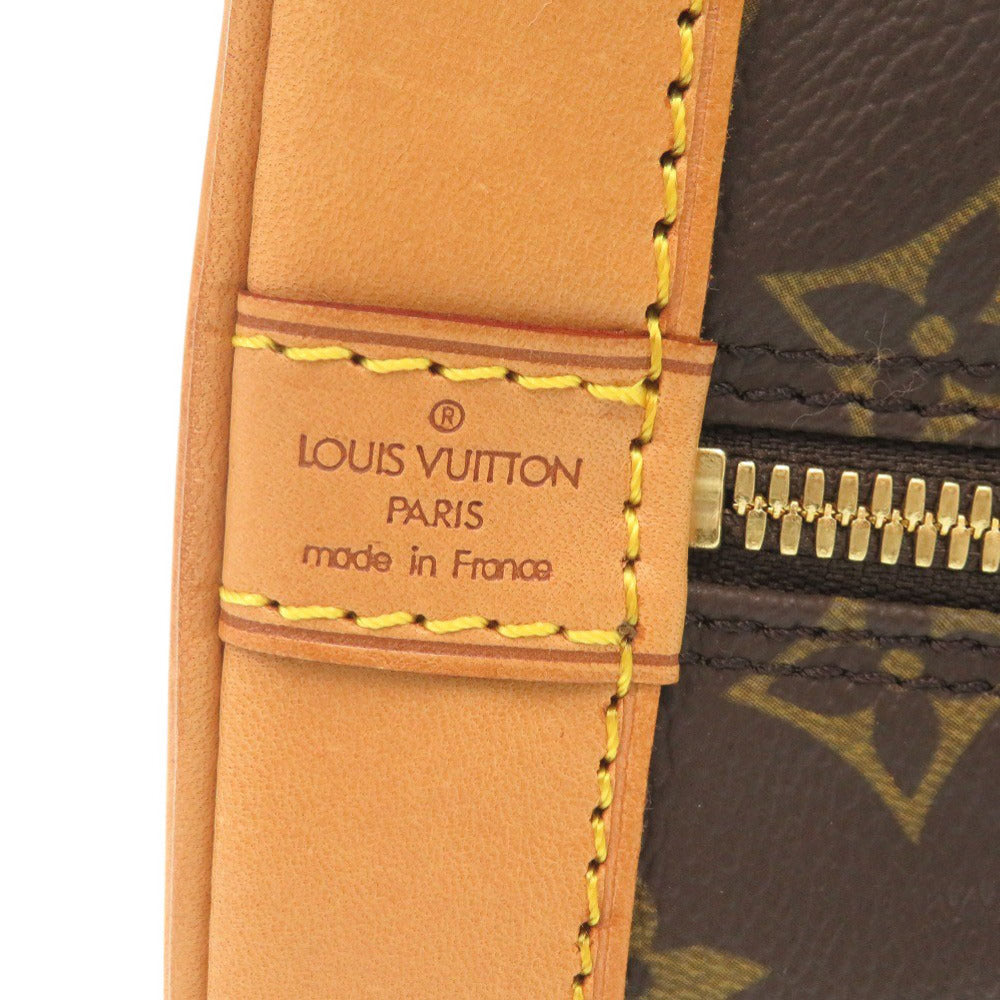 LOUIS VUITTON Handbag M51130 Monogram canvas Brown Monogram Alma Women Used Authentic