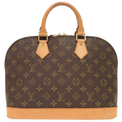 LOUIS VUITTON Handbag M51130 Monogram canvas Brown Monogram Alma Women Used Authentic