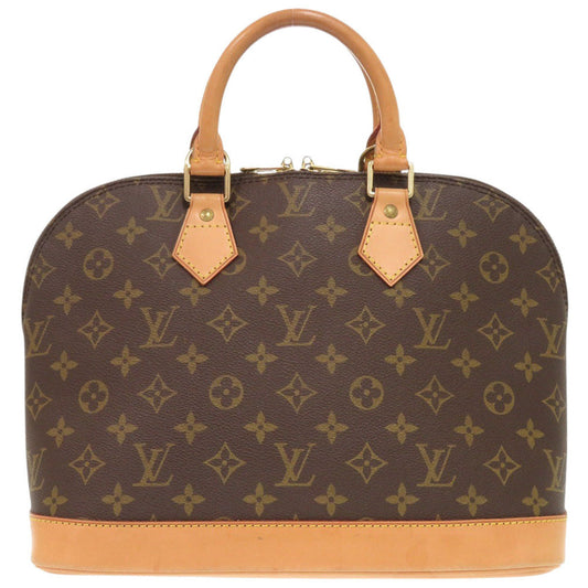 LOUIS VUITTON Handbag M51130 Monogram canvas Brown Monogram Alma Women Used Authentic