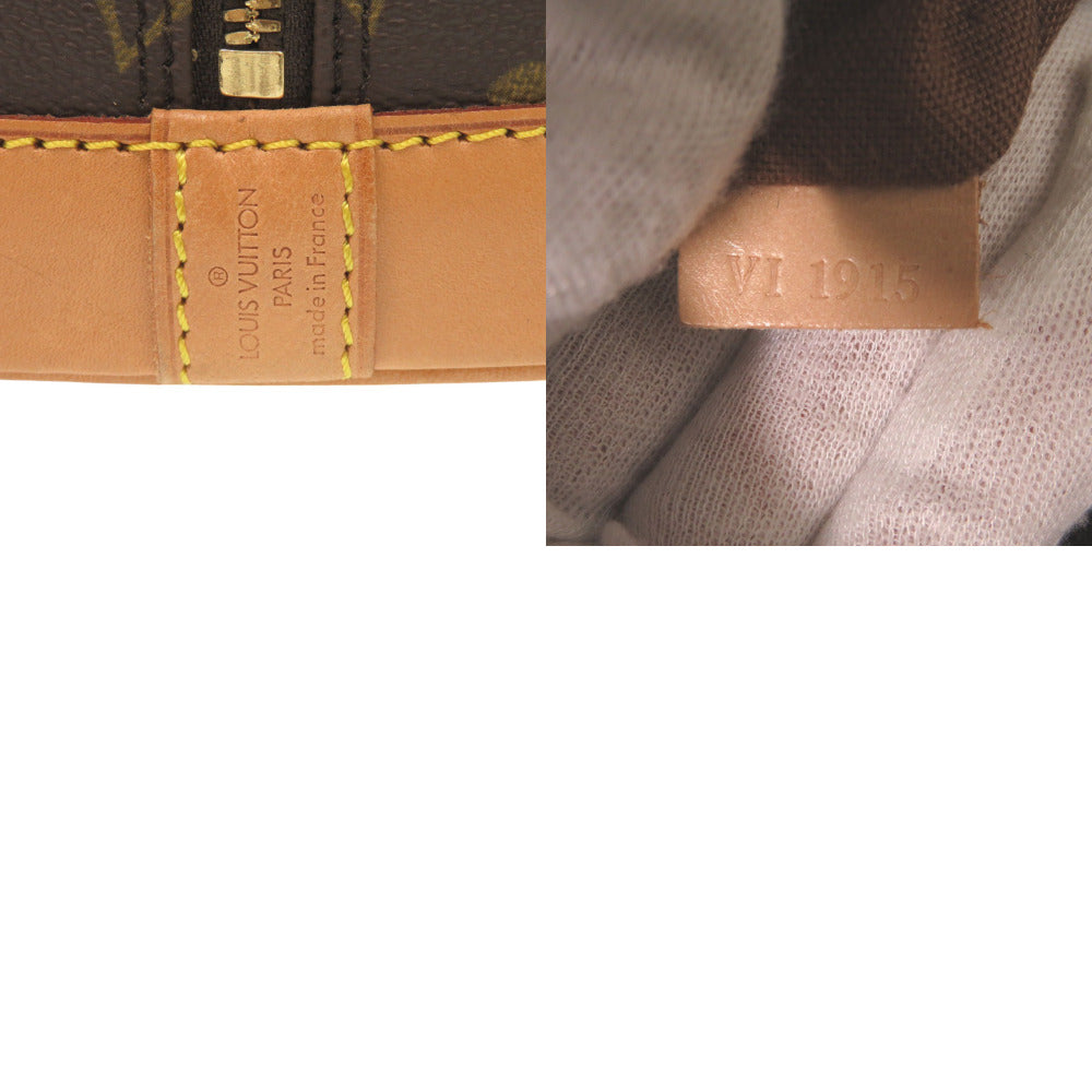 LOUIS VUITTON Handbag M51130 Monogram canvas Brown Monogram Alma Women Used Authentic